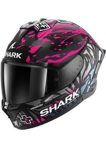 SHARK Skwal Cup Replica Redding, full face helmet , color: Matt Black/Pink/Grey/Light Blue , size: S