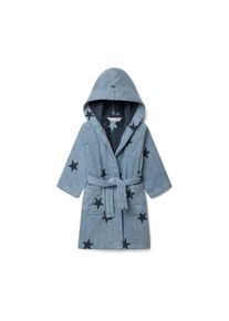 Tchibo - Dětsk&yacute; župan - pro d&iacute;vky - vel. 122/128 - barva: modr&aacute;/s potiskem