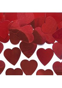 KONFETY na st�l srd��ka �erven� 2,5cm, 10g