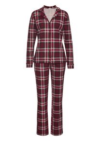 Lascana Ženy Pyžamo červen&aacute; XS/S