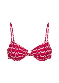 LSCN by LASCANA Ženy Horn&iacute; d&iacute;l plavek fuchsiov&aacute; / pastelově růžov&aacute; / světle červen&aacute; 44