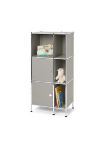 Tchibo - Kovov&yacute; reg&aacute;l &raquo;Cn3 Kids&laquo; se 2 dv&iacute;řky - barva: &scaron;ed&aacute;