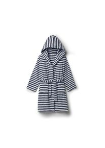 Tchibo - Dětsk&yacute; župan - pro d&iacute;vky - vel. 146/152 - barva: modr&aacute;/s proužky