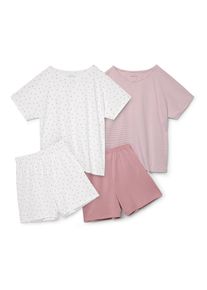 Tchibo - Dětsk&aacute; pyžama - pro d&iacute;vky - vel. 134/140 - barva: b&iacute;l&aacute;/s potiskem