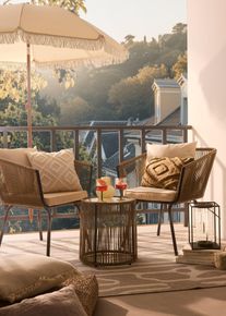 Sol&aacute;rn&iacute; lucerna | Čern&aacute; | Vel. 31 cm | bonprix