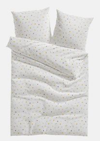 Povlečen&iacute; z bavlněn&eacute; směsi | B&iacute;l&aacute; | Vel. 135x200 cm | bonprix