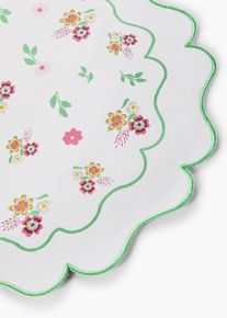 Kulat&eacute; prost&iacute;r&aacute;n&iacute; s v&yacute;&scaron;ivkou (2 ks v balen&iacute;) | B&iacute;l&aacute; | Vel. 38x38 cm | bonprix