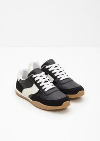 Tenisky v retro stylu | Čern&aacute; | Vel. 38 | bonprix