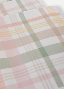 Prost&iacute;r&aacute;n&iacute; s kostkovan&yacute;m vzorem (4 ks v balen&iacute;) | Růžov&aacute; | Vel. 30x45 cm | bonprix