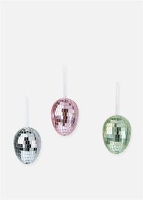 Dekorativn&iacute; předmět: třpytiv&aacute; vejce (3 ks v balen&iacute;) | Pink | Vel. 10 cm | bonprix