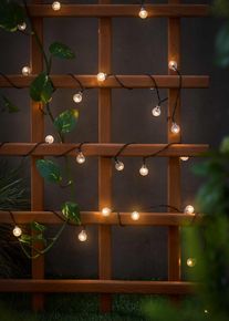 Sol&aacute;rn&iacute; světeln&yacute; řetěz s 50 LED kouličkami | Čern&aacute; | Vel. Onesize | bonprix