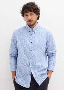 Business ko&scaron;ile z čist&eacute; bavlny Modern Fit | Modr&aacute; | Vel. 47/48 (3XL) | bonprix