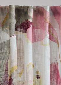 Z&aacute;věs s květinov&yacute;m potiskem (1 ks v balen&iacute;) | B&iacute;l&aacute; | Vel. 145x135 cm | bonprix