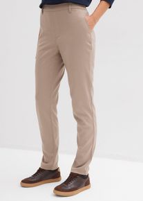 Kalhoty chino z visk&oacute;zov&eacute; směsi | Hněd&aacute; | Vel. 50 | visk&oacute;za| bonprix