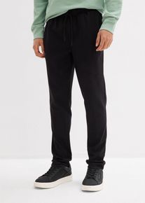Kalhoty z pik&eacute; z bavlněn&eacute;ho streče Slim Fit | Čern&aacute; | Vel. 60/62 (XXL) | bonprix