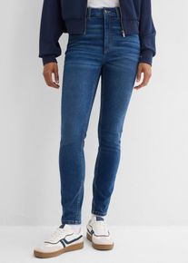 Skinny dž&iacute;ny High Waist pohodln&yacute; pas | Modr&aacute; | Vel. 46 | bonprix