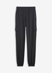 Joggingov&eacute; kalhoty s cargo kapsami | &Scaron;ed&aacute; | Vel. 128/134 | bonprix