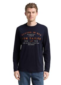 Triko s dlouh&yacute;m ruk&aacute;vem značka Tom Tailor | Modr&aacute; | Vel. 56/58 (XL) | 100% bavlna| bonprix