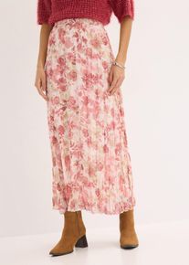 &Scaron;ifonov&aacute; sukně se zmačkan&yacute;m efektem | Růžov&aacute; | Vel. 44 | bonprix
