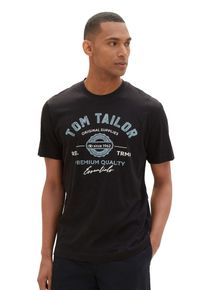 Tričko značky Tom Tailor | Čern&aacute; | Vel. 52/54 (L) | 100% bavlna| bonprix