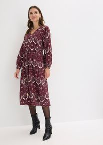 Midi &scaron;aty z měkk&eacute; visk&oacute;zov&eacute; směsi | Červen&aacute; | Vel. 42 | visk&oacute;za| bonprix