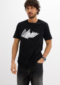 Tričko z čist&eacute; organick&eacute; bavlny | Čern&aacute; | Vel. 48/50 (M) | 100% bavlna| bonprix