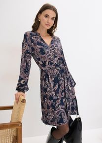 Žerzejov&eacute; &scaron;aty z jemn&eacute; směsi s visk&oacute;zou | Modr&aacute; | Vel. 36/38 (S) | bonprix