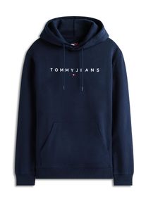 Tommy Jeans Muži Mikina n&aacute;mořnick&aacute; modř / b&iacute;l&aacute; XS