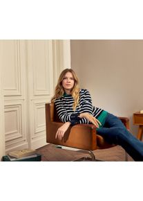 Tchibo - Svetr z jemn&eacute;ho &uacute;pletu - pro ženy - vel. S 36/38 - barva: modr&aacute;