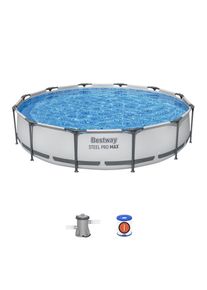 Bestway Baz&eacute;n Steel Pro Max 3,66 x 0,76 m s kartu&scaron;ovou filtrac&iacute; - 56416