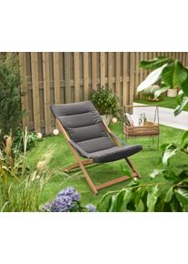 Tchibo - Skl&aacute;dac&iacute; zahradn&iacute; křeslo - barva: &scaron;ed&aacute;