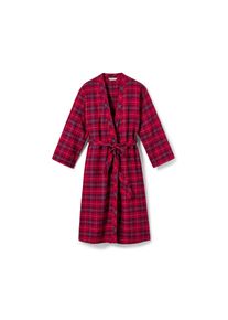 Tchibo - Flanelov&yacute; župan - pro ženy - vel. S 36/38 - barva: modr&aacute;/kostkovan&yacute;