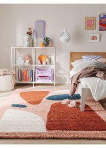 benuta Pop Shaggy koberec Louise V&iacute;cebarevn&eacute; 140x200 cm Abstrakt,Geometrick&eacute;