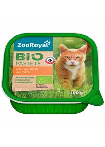ZooRoyal Bio pa&scaron;tika bohat&aacute; na kuřec&iacute; maso s krůt&iacute;m masem 32 &times; 100 g
