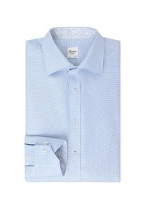 Stenstr&ouml;ms Velk&eacute; Velikosti - Stenstr&ouml;ms - Ko&scaron;ile z dvojit&eacute; super bavlny s pepito vzorem a ozdobami, střih Comfort Fit - 46 - Světle Modr&aacute;