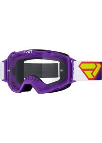 FXR Maverick Prime MX Purple S26, goggles , color: Purple/White/Black Clear , size: One Size