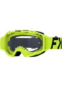 FXR Maverick Prime MX HiVis S26, goggles , color: Neon-Yellow/Black Clear , size: One Size