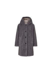 Tchibo - Ply&scaron;ov&yacute; kab&aacute;t s kapuc&iacute; - pro ženy - vel. 46 - barva: &scaron;ed&aacute;