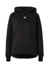 MOROTAI Ženy Sportovn&iacute; mikina 'Naka' čern&aacute; / b&iacute;l&aacute; M