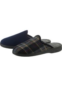 Panske Pantofle ve v&yacute;hodn&eacute;m balen&iacute; po 2 kusech n&aacute;mořnick&aacute; modr&aacute;-kostka ,velikost 46