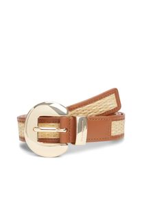 Tommy Hilfiger Ženy Opasek b&eacute;žov&aacute; / koňakov&aacute; / zlat&aacute; 70