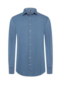 Stenstr&ouml;ms Velk&eacute; Velikosti - Stenstr&ouml;ms - Dž&iacute;nov&aacute; ko&scaron;ile ze strečov&eacute; bavlny s l&iacute;mečkem Kent - XXL - Světle Modr&aacute;