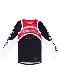 Troy Lee Designs GP Pro Swerve, jersey , color: Black/White/Red , size: M