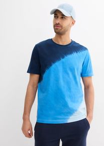 Tričko z čist&eacute; organick&eacute; bavlny | Modr&aacute; | Vel. 52/54 (L) | 100% bavlna| bonprix