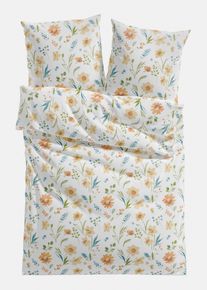 Povlečen&iacute; z bavlněn&eacute; směsi | B&iacute;l&aacute; | Vel. 135x200 cm | bonprix