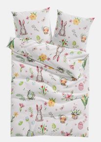 Povlečen&iacute; z bavlněn&eacute; směsi | B&iacute;l&aacute; | Vel. 135x200 cm | bonprix