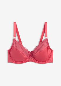 Zmen&scaron;ovac&iacute; podprsenka s kosticemi a třpytivou květovanou krajkou | Pink | Vel. 75C | bonprix