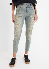 Strečov&eacute; Skinny dž&iacute;ny High Waist | Modr&aacute; | Vel. 52 | bonprix