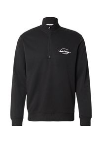 Jack & Jones JACK & JONES Muži Mikina 'JJBRANDON' čern&aacute; / b&iacute;l&aacute; S