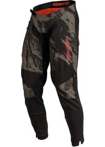 Troy Lee Designs Scout GP Pro Slab, textile pants , color: Dark Brown/Black/Red , size: 30